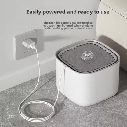 Automatic Pet Water Fountain with 4-Level Filtration | 3L Large Capacity | Quiet Flowing Water Dispenser for Dogs & Cats | Smart & Safe Hydration