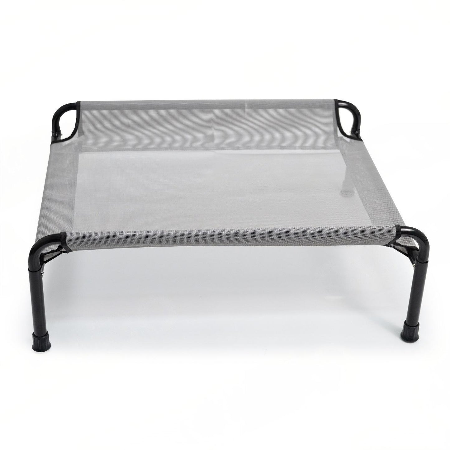 Durable Iron Frame Elevated Pet Bed | Tear-Resistant Textiline Fabric for Large Dogs | Elevated Outdoor Pet Bed