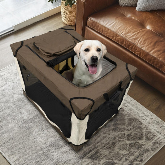 Portable Foldable Pet Travel Crate | Handheld Dog & Cat Carrier | Indoor & Outdoor Pet Cage | Cross-Border Travel Kennel