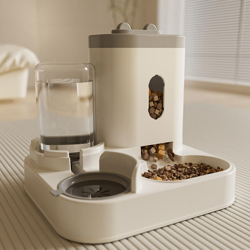 2-in-1 Automatic Pet Feeder with Water Dispenser | Large Capacity Food & Water Bowl for Cats & Dogs