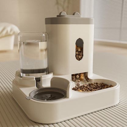 2-in-1 Automatic Pet Feeder with Water Dispenser | Large Capacity Food & Water Bowl for Cats & Dogs