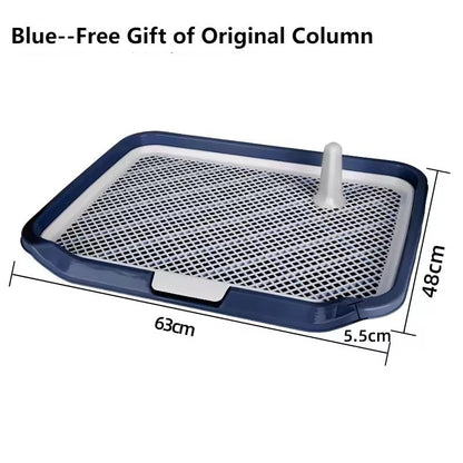 Washable Dog Toilet Tray | Large Pet Training Pad with Removable Grid & Urine Drawer – Indoor Puppy Potty for Small & Large Dogs