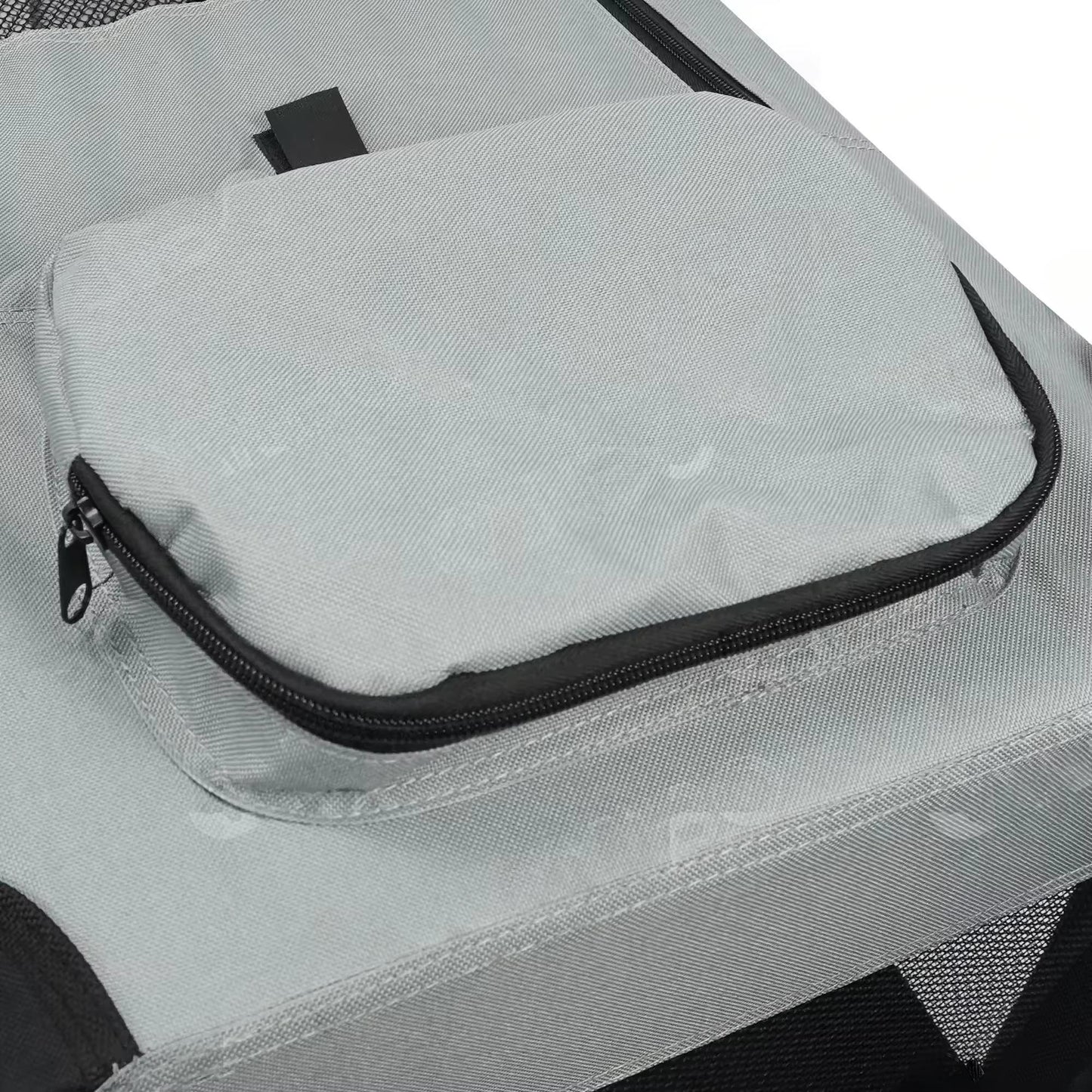 Breathable Foldable Pet Travel Carrier | Large Portable Dog & Cat Crate for Outdoor Trips & Car Use