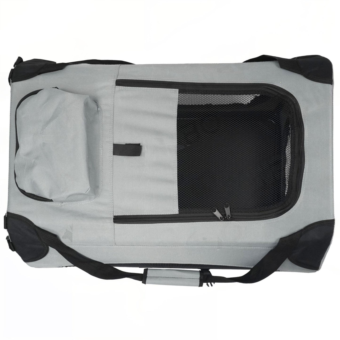 Breathable Foldable Pet Travel Carrier | Large Portable Dog & Cat Crate for Outdoor Trips & Car Use