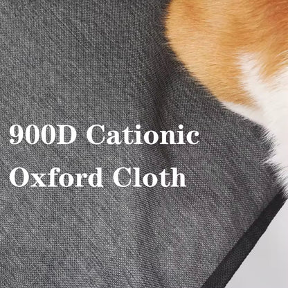 Foldable Elevated Dog Bed | Washable Oxford Cloth Pet Cot | Sturdy Iron Frame Dog Lounger for Indoor & Outdoor Use