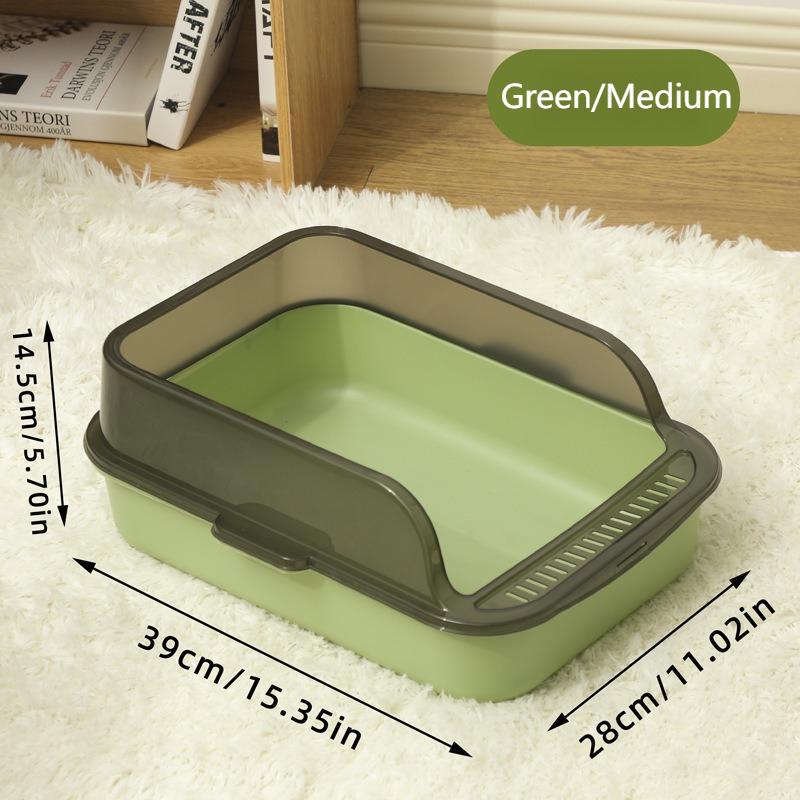 Foldable cat litter box available in multiple sizes and colors – XL, L, M