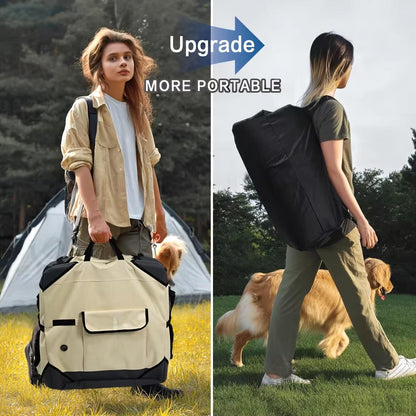 Portable Foldable Pet Travel Crate | Handheld Dog & Cat Carrier | Indoor & Outdoor Pet Cage | Cross-Border Travel Kennel
