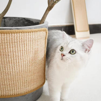 Wall-Mounted Sisal Cat Scratcher Pad | No-Shed Scratch Board Protector for Sofa & Furniture | Durable, Washable Cat Claw Mat – Multiple Sizes
