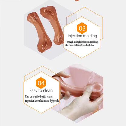 Durable Nylon Dog Chew Bone Toy | Teeth Cleaning &amp; Interactive Training Stick for Medium &amp; Large Dogs