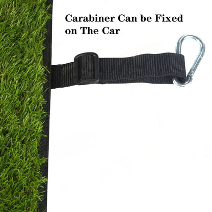 Heavy-Duty Outdoor Pet Ladder | Non-Slip Artificial Grass Stairs for Cars, Trucks & SUVs | Foldable, Portable & Sturdy Dog Ramp