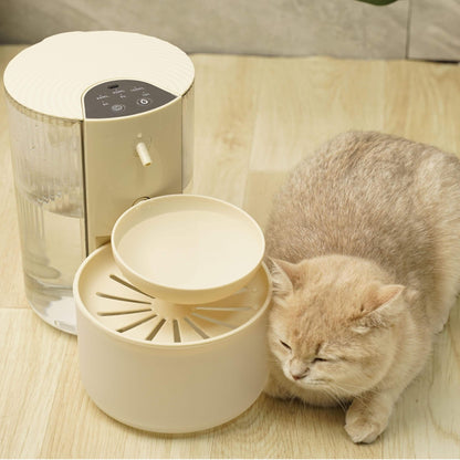 Smart Pet Water Dispenser with Clean & Dirty Water Separation | Automatic Pet Water Fountain with Wireless Charging | 3L Capacity for Cats & Dogs