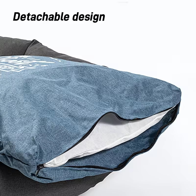 Luxury Teflon Pet Bed | Washable Dog Sofa & Cat Nest | Anti-Stain, Durable & Comfortable Pet House for Cats & Small Dogs