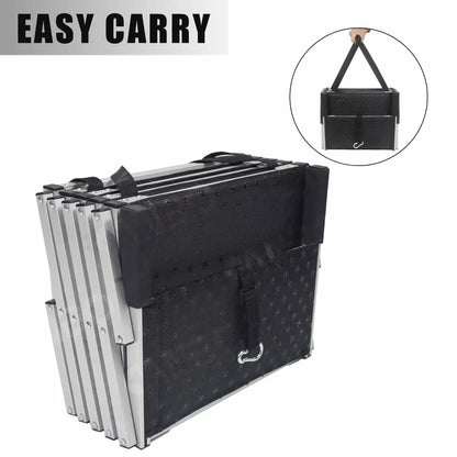 Portable Aluminum Folding Dog Ladder & Pet Stairs for Cars, SUVs, Trucks & Home | Heavy-Duty, Non-Slip, Travel-Friendly Ramp for Large Dogs
