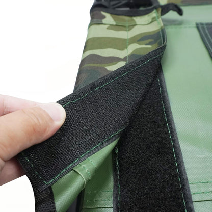 Camouflage Outdoor Elevated Dog Bed – Portable Breathable Pet Cot for Medium & Large Dogs