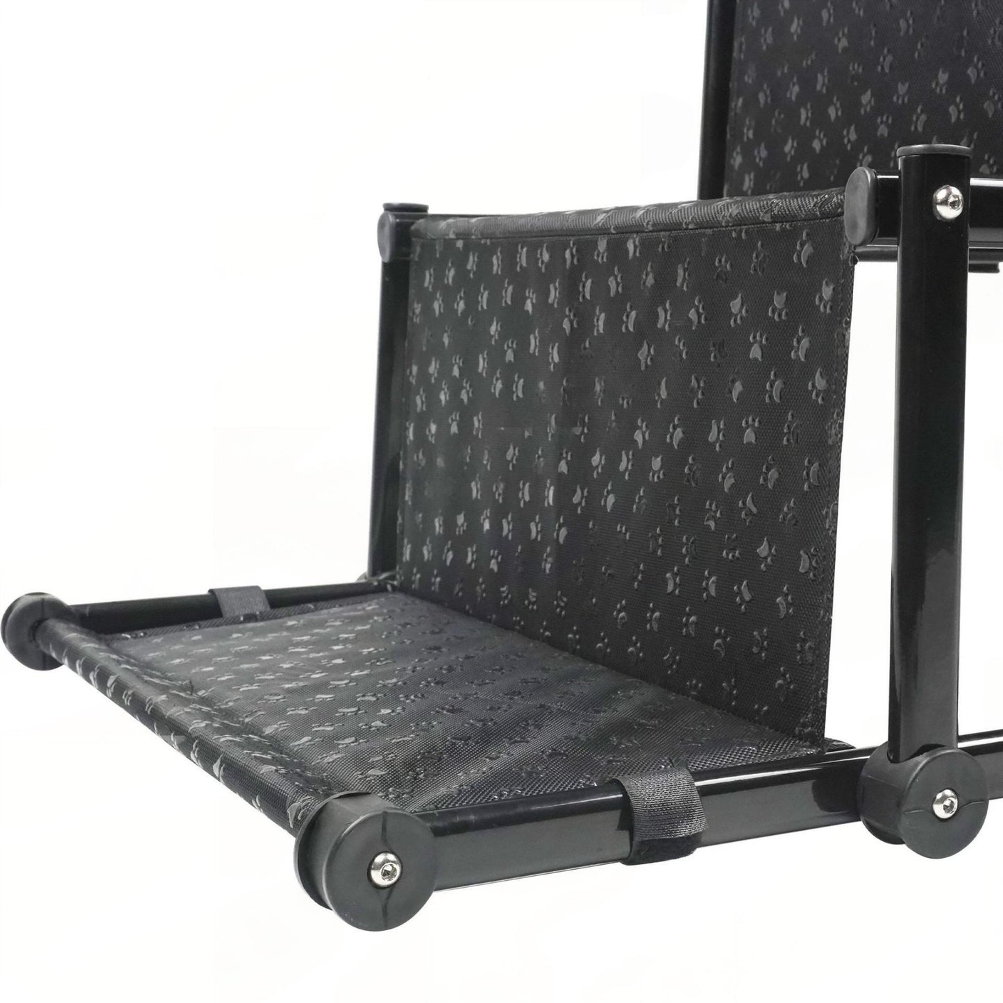 Portable & Foldable Dog Stairs for Cars | Non-Slip Aluminum Pet Ramp | Heavy Duty SUV & Truck Pet Ladder