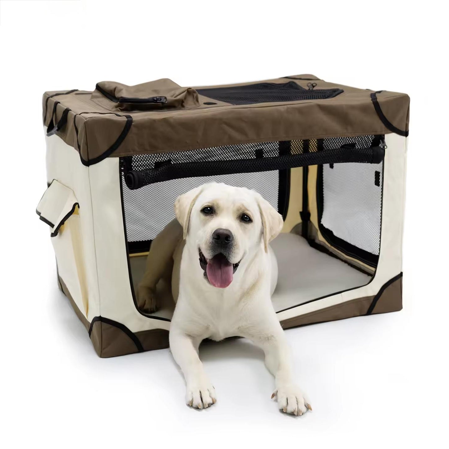 Portable Foldable Pet Travel Crate | Handheld Dog & Cat Carrier | Indoor & Outdoor Pet Cage | Cross-Border Travel Kennel
