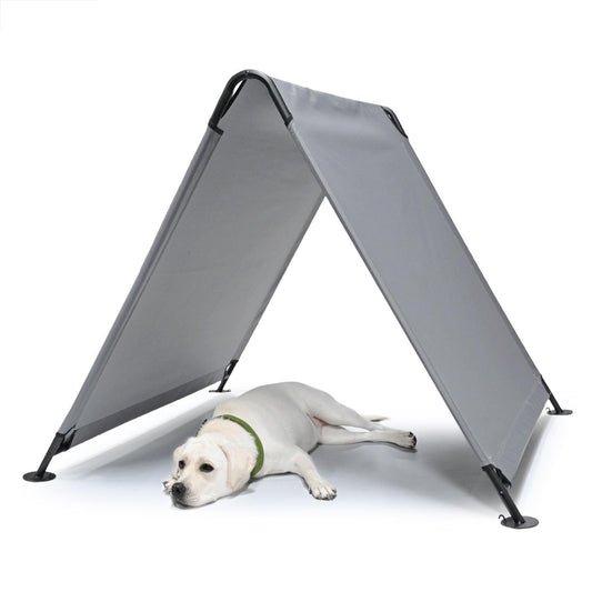 Outdoor Dog Sunshade Tent – Portable Waterproof Pet Canopy Shelter | Removable Triangular Shade for All Pets