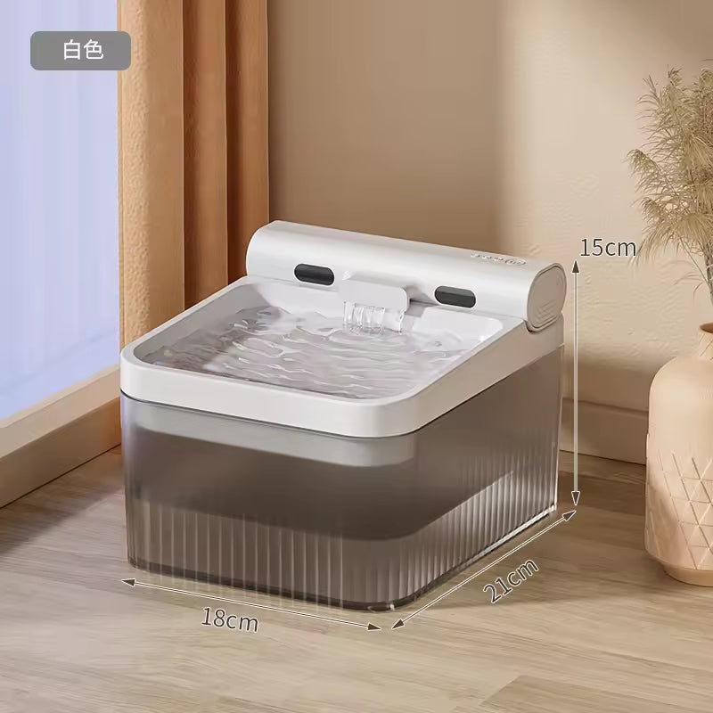 Smart Sensor Pet Water Fountain – 4L Wireless & Rechargeable Automatic Drinking Dispenser for Cats & Dogs – Hygienic, Easy-to-Clean, with Triple Filtration