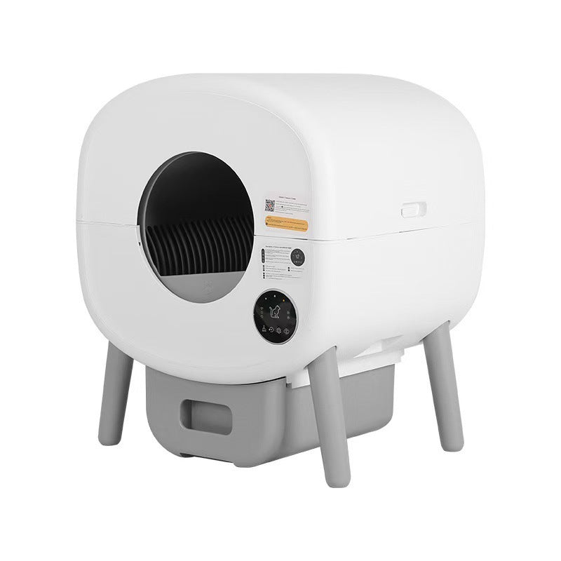 Smart Automatic Cat Litter Box | Enclosed Self-Cleaning Large Capacity Cat Toilet with APP Remote Control