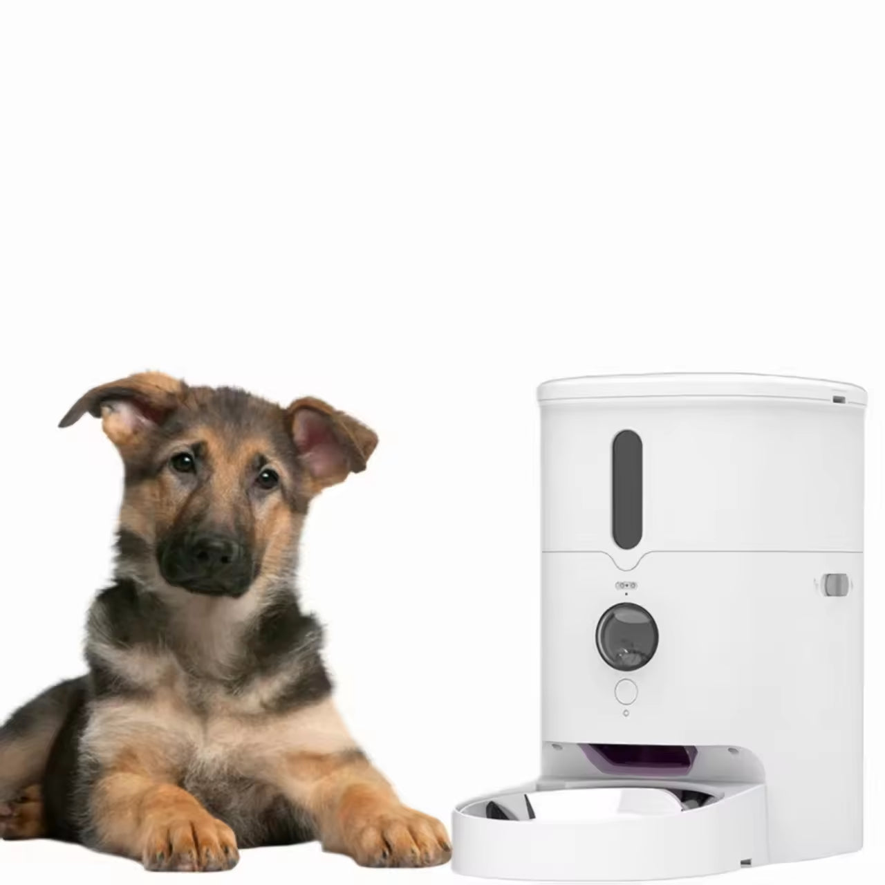 Smart Automatic Pet Feeder with Camera | WiFi APP Control, HD Video, Night Vision | Timed & Portion Feeding for Cats & Dogs | 3L Capacity