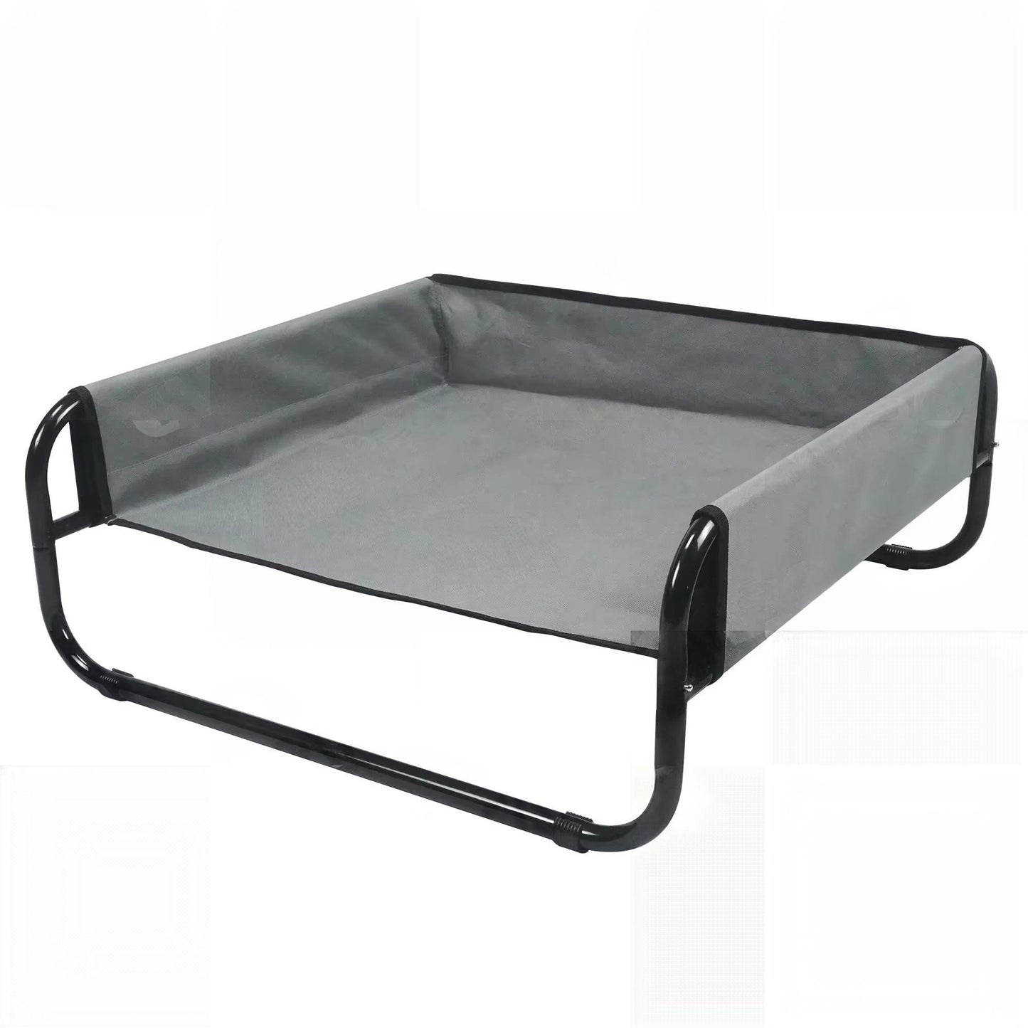 Sofa-Style Elevated Dog Bed | All-Season Oxford Fabric Pet Cot | Raised Camping Dog Lounger for Medium & Large Dogs