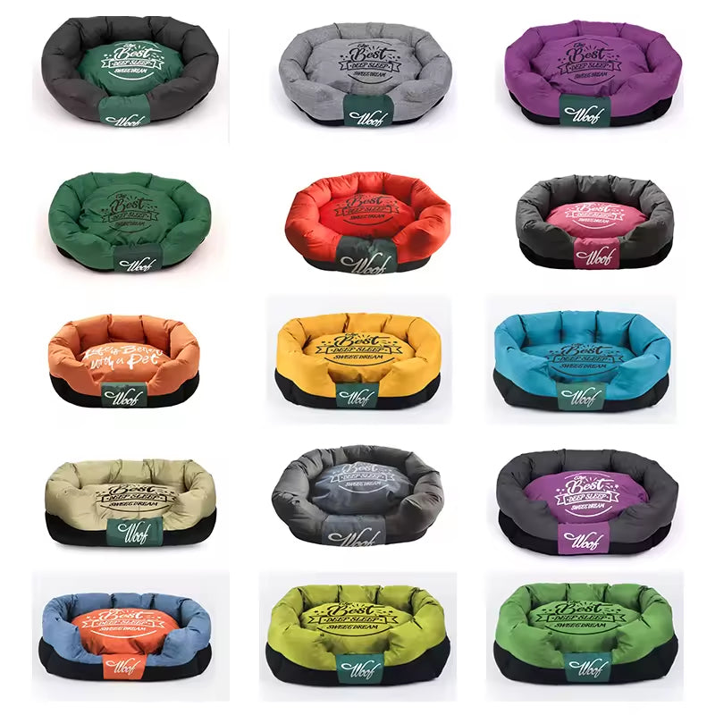 Luxury Teflon Pet Bed | Washable Dog Sofa & Cat Nest | Anti-Stain, Durable & Comfortable Pet House for Cats & Small Dogs
