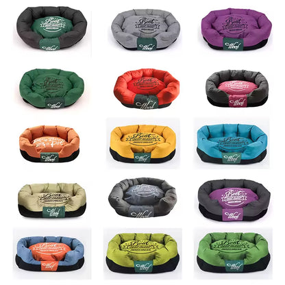 Luxury Teflon Pet Bed | Washable Dog Sofa & Cat Nest | Anti-Stain, Durable & Comfortable Pet House for Cats & Small Dogs