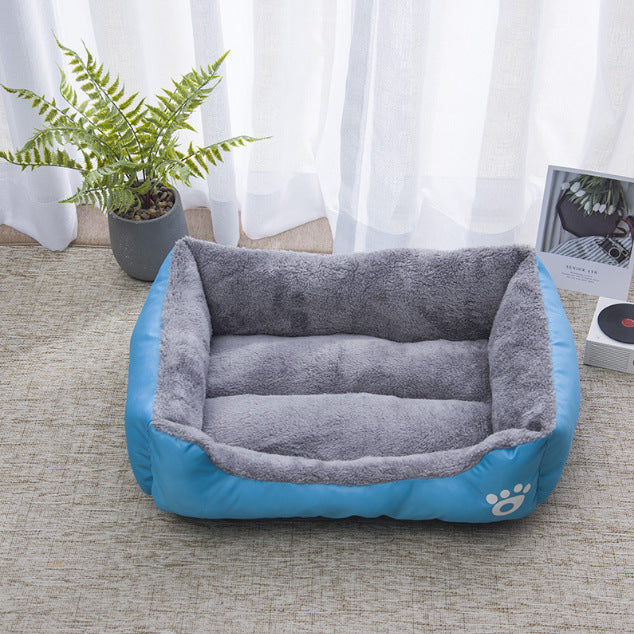 Waterproof & Scratch-Resistant Pet Bed | Plush Dog & Cat Cushion | Washable Oxford Fabric Kennel Mat | Anti-Dirt & Durable Pet Sleeping Pad