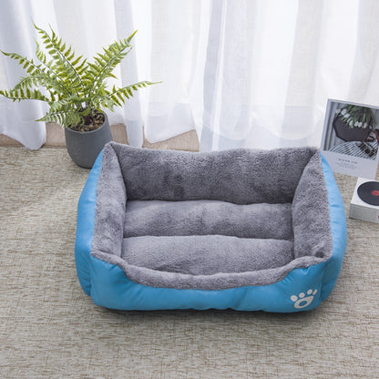 Waterproof & Scratch-Resistant Pet Bed | Plush Dog & Cat Cushion | Washable Oxford Fabric Kennel Mat | Anti-Dirt & Durable Pet Sleeping Pad