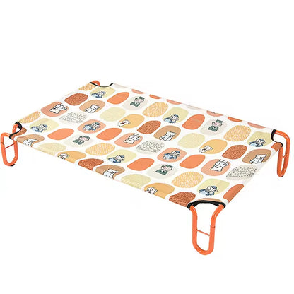 U-Shaped Luxury Outdoor Elevated Dog Bed | High-Weight Capacity, Breathable Oxford Fabric | Waterproof, Non-Slip Pet Bed for Dogs of All Sizes | Multi-Color Design