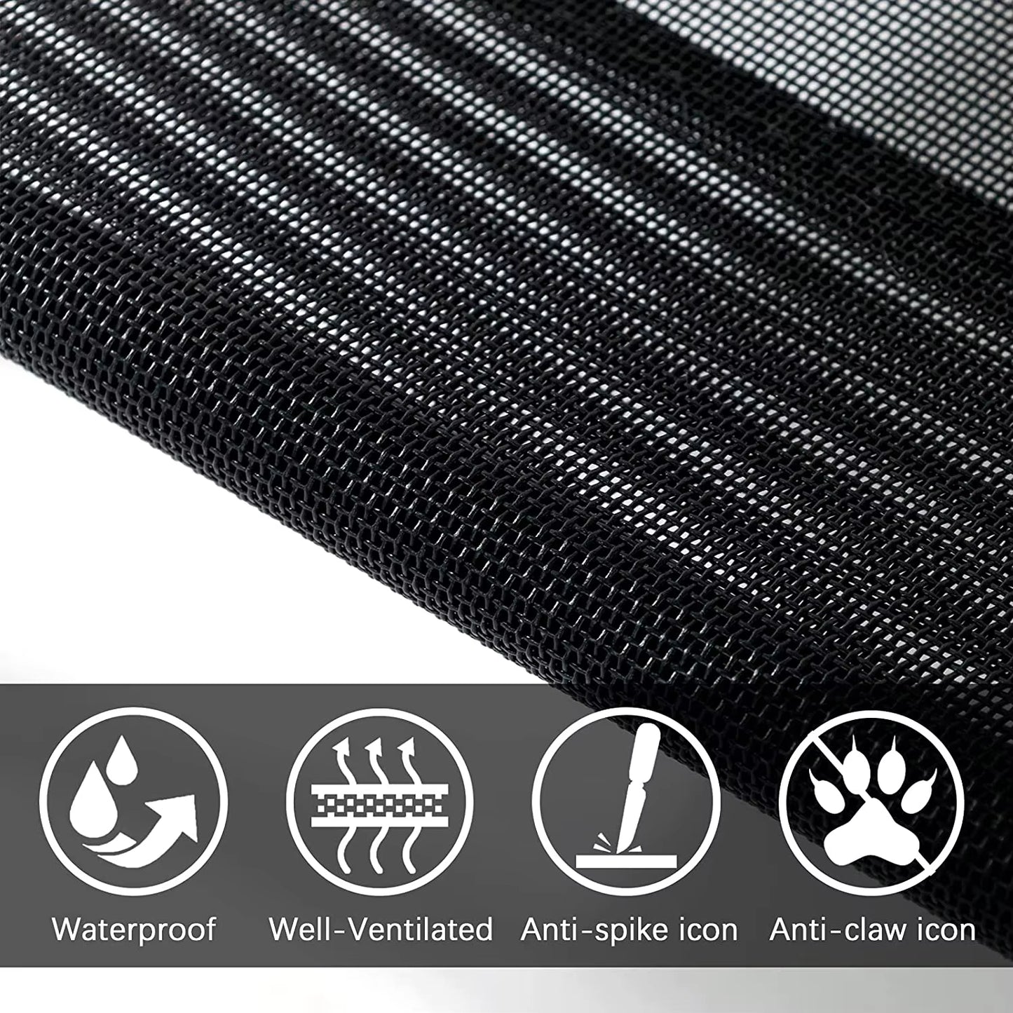 U-Shaped Luxury Outdoor Elevated Dog Bed | High-Weight Capacity, Breathable Oxford Fabric | Waterproof, Non-Slip Pet Bed for Dogs of All Sizes | Multi-Color Design