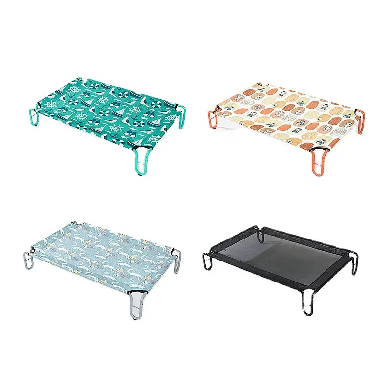 U-Shaped Luxury Outdoor Elevated Dog Bed | High-Weight Capacity, Breathable Oxford Fabric | Waterproof, Non-Slip Pet Bed for Dogs of All Sizes | Multi-Color Design