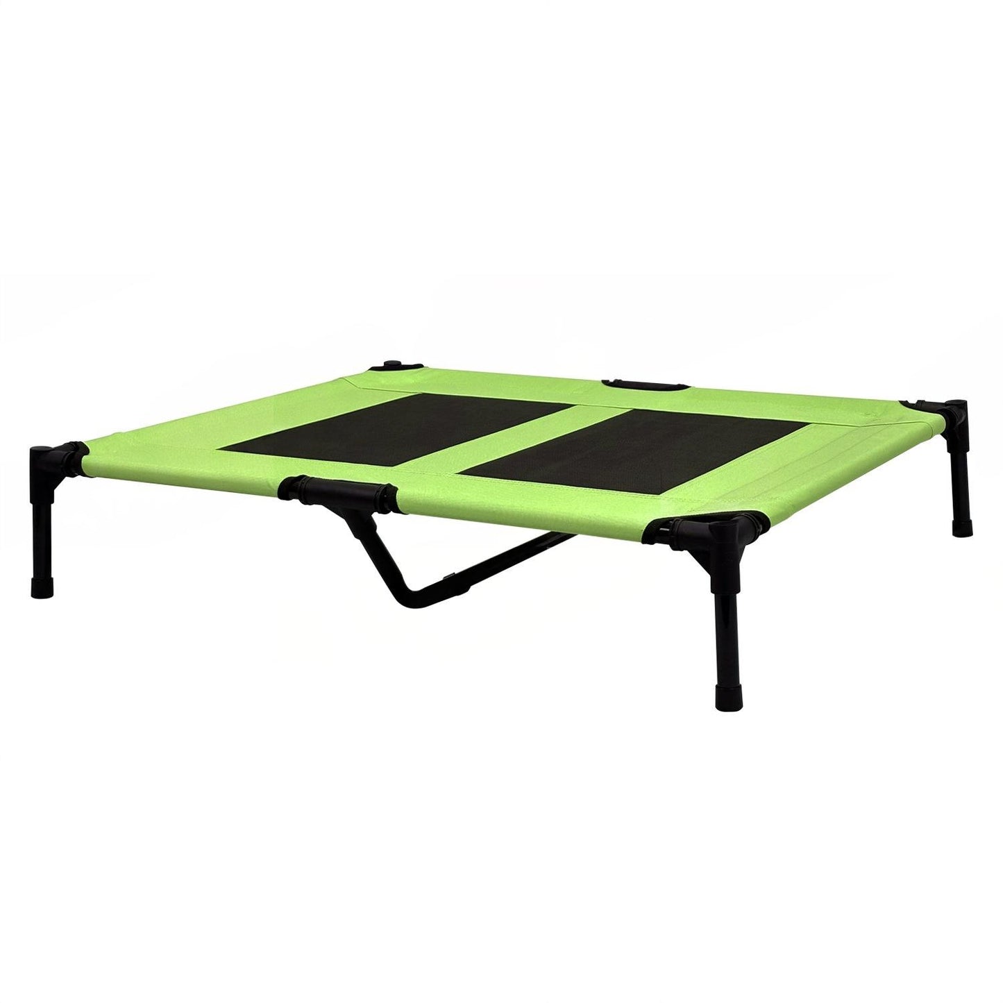 Summer Outdoor Elevated Dog Bed | Breathable Metal Frame Pet Cot | Detachable Cooling Raised Dog Bed for Medium & Large Dogs