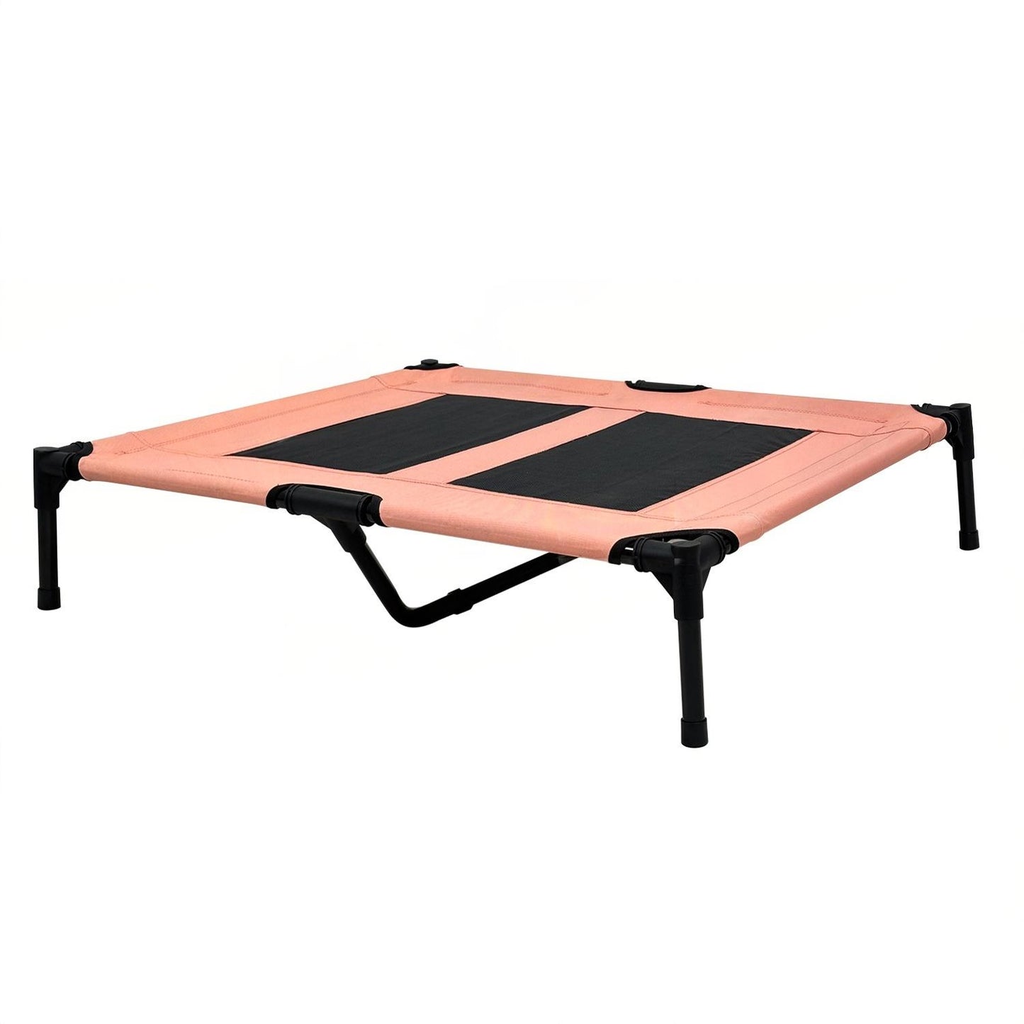 Summer Outdoor Elevated Dog Bed | Breathable Metal Frame Pet Cot | Detachable Cooling Raised Dog Bed for Medium & Large Dogs