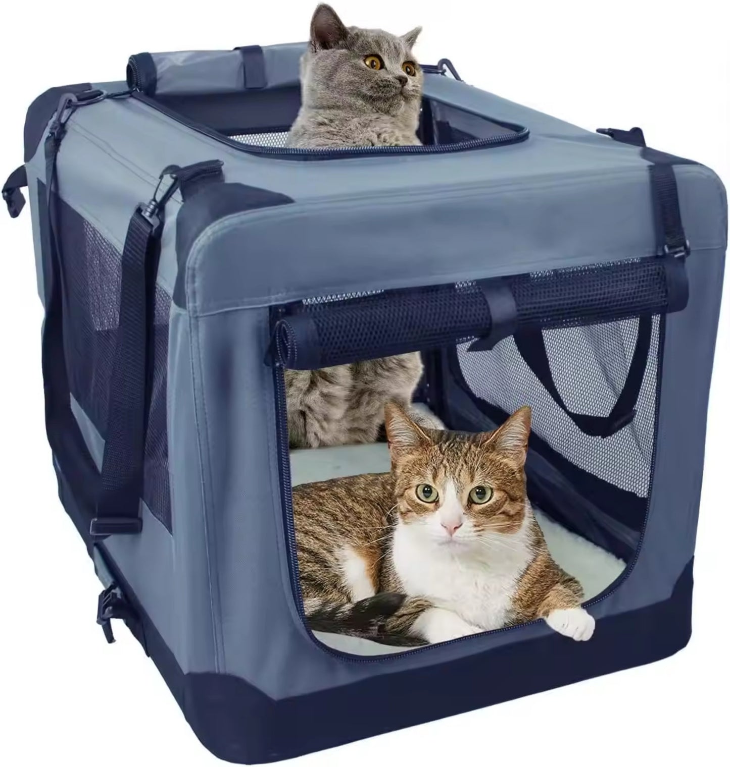 PHH-PC05 Portable Pet Crate | Foldable Dog & Cat Tent Kennel | Travel Carrier for Pets