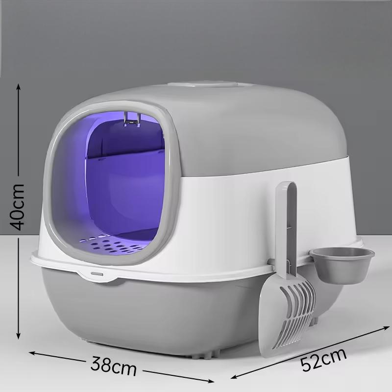 Enclosed Cat Litter Box with Door | Odor Control, Easy Clean & Wholesale Available