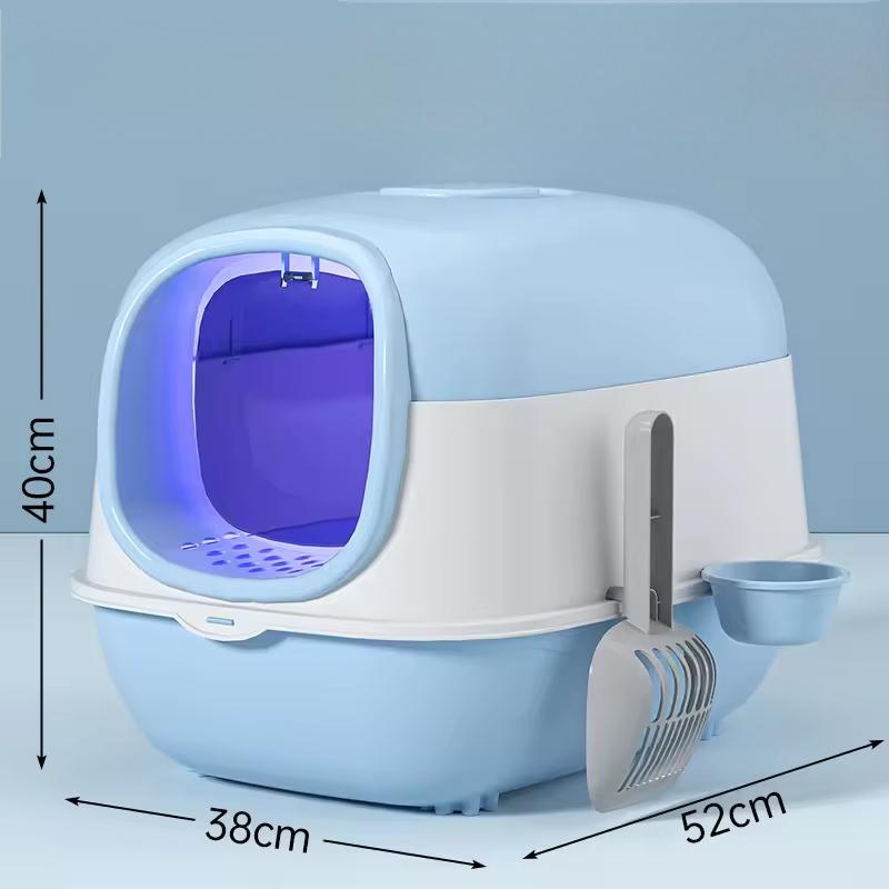 Enclosed Cat Litter Box with Door | Odor Control, Easy Clean & Wholesale Available