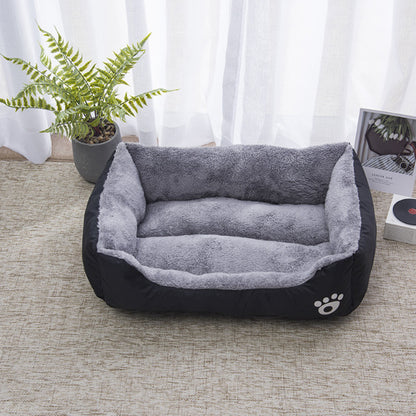 Waterproof & Scratch-Resistant Pet Bed | Plush Dog & Cat Cushion | Washable Oxford Fabric Kennel Mat | Anti-Dirt & Durable Pet Sleeping Pad