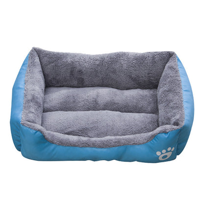 Waterproof & Scratch-Resistant Pet Bed | Plush Dog & Cat Cushion | Washable Oxford Fabric Kennel Mat | Anti-Dirt & Durable Pet Sleeping Pad