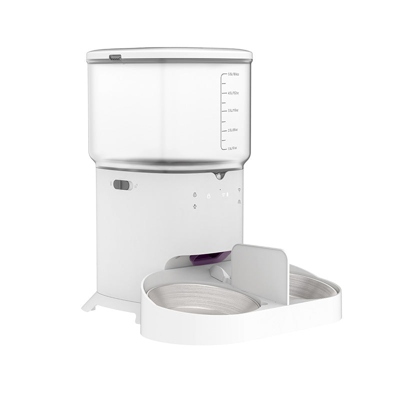 Smart Automatic Pet Feeder with WiFi APP Control | Dual Bowls | 3L / 6L Large Capacity | Cats & Dogs