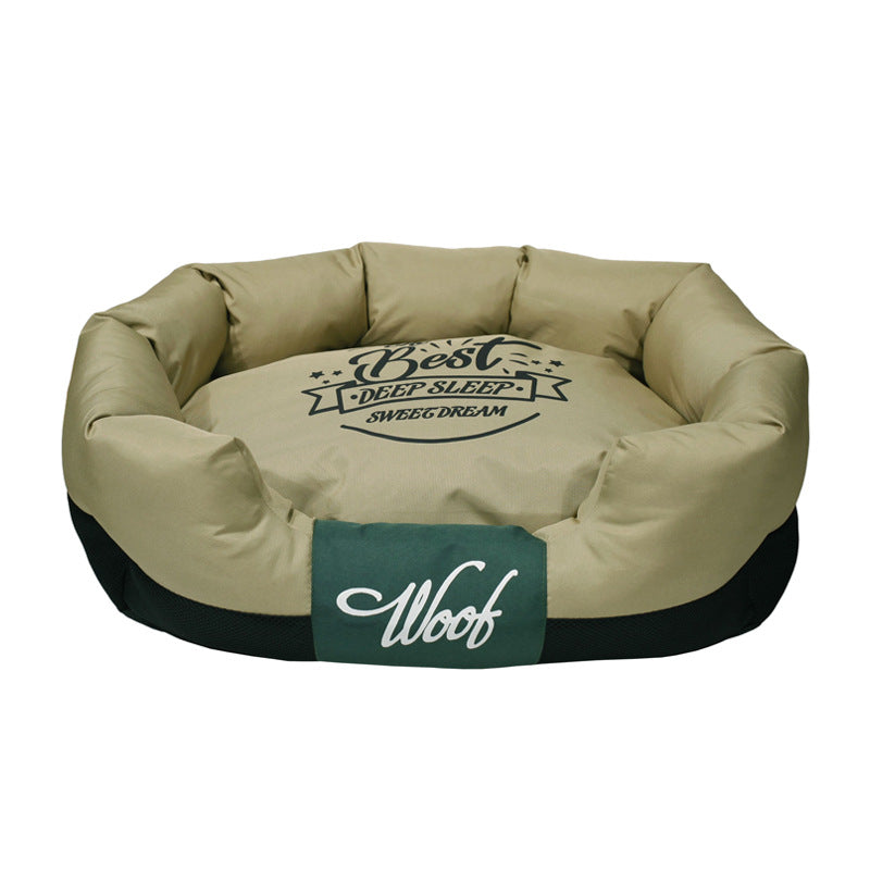 Luxury Teflon Pet Bed | Washable Dog Sofa & Cat Nest | Anti-Stain, Durable & Comfortable Pet House for Cats & Small Dogs