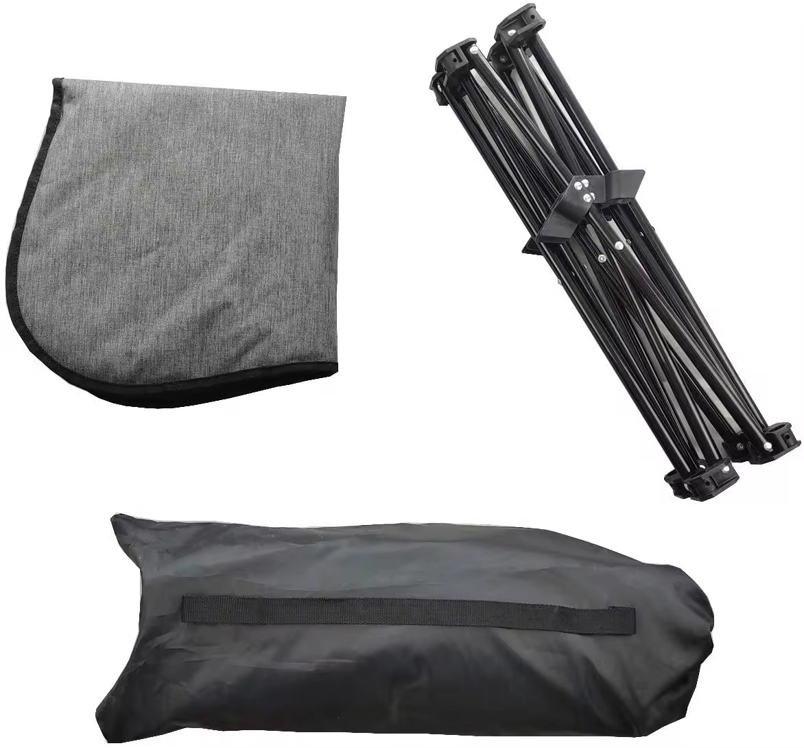 Foldable Elevated Dog Bed | Washable Oxford Cloth Pet Cot | Sturdy Iron Frame Dog Lounger for Indoor & Outdoor Use