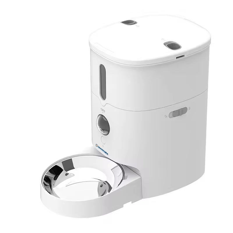 Smart Automatic Pet Feeder with Camera | WiFi APP Control, HD Video, Night Vision | Timed & Portion Feeding for Cats & Dogs | 3L Capacity