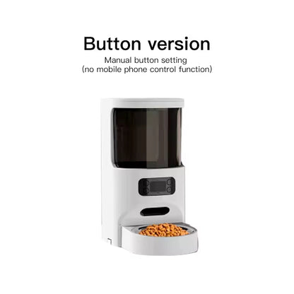 Automatic Pet Feeder with Timer & Portion Control | Smart Cat & Dog Food Dispenser | 4L Capacity | APP Control & Camera