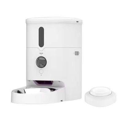 Smart Automatic Pet Feeder with Camera | WiFi APP Control, HD Video, Night Vision | Timed & Portion Feeding for Cats & Dogs | 3L Capacity
