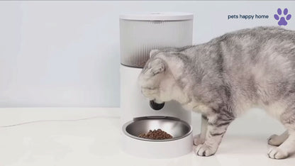 Automatic Pet Feeder with HD Camera & Voice | Smart Cat & Dog Feeder | APP Control, Scheduled Feeding, 3L Large Capacity