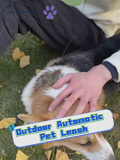 Retractable Dog Leash - 3m/5m Automatic Extension Leash for Small & Medium Dogs - Outdoor Pet Leash with One-Touch Brake