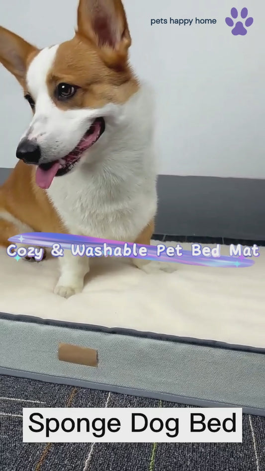 Cozy & Washable Pet Bed Mat | Memory Foam Dog Mattress for Autumn & Winter | Removable, Comfortable & Deep Sleep Support