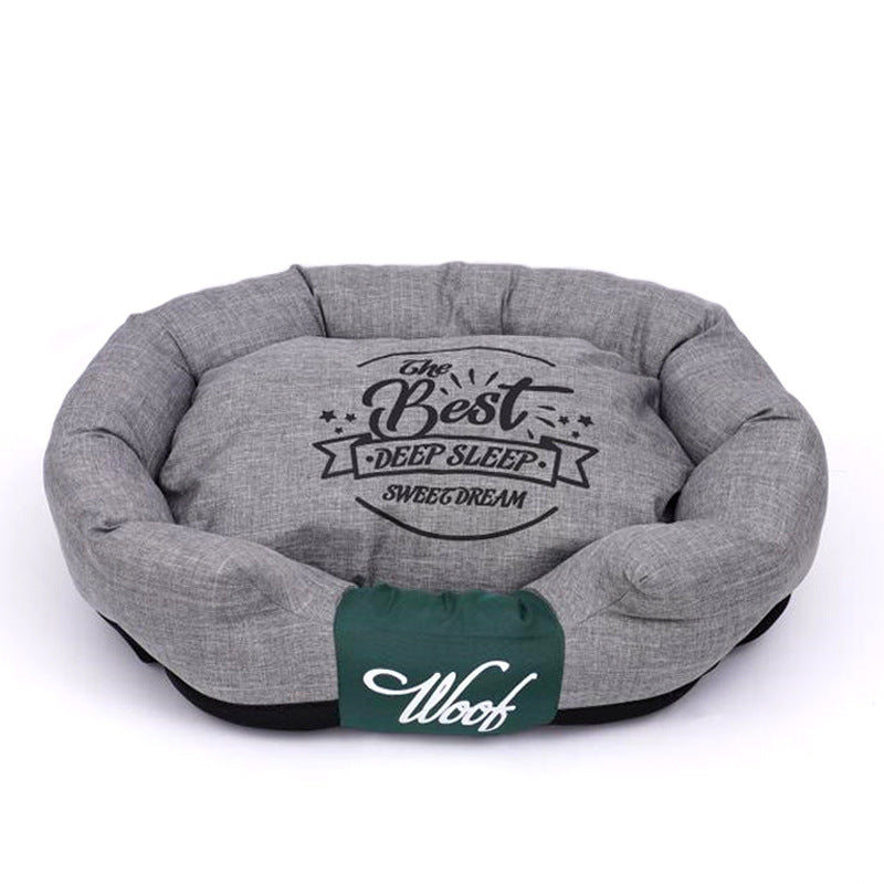 Luxury Teflon Pet Bed | Washable Dog Sofa & Cat Nest | Anti-Stain, Durable & Comfortable Pet House for Cats & Small Dogs