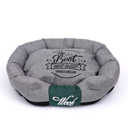 Luxury Teflon Pet Bed | Washable Dog Sofa & Cat Nest | Anti-Stain, Durable & Comfortable Pet House for Cats & Small Dogs